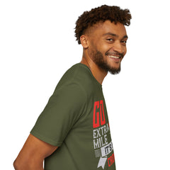 Go The Extra Mile Its Never Crowded Unisex Softstyle T-Shirt