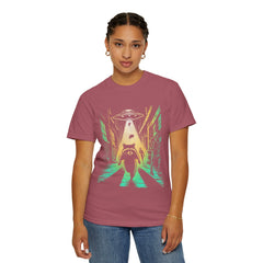 Raccoon UFO Funny Comfort Colors Graphic T-Shirt