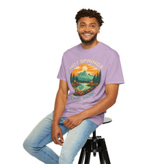 Hot Springs National Park Graphic, Comfort Colors Soft Relaxed Fit Unisex Garment-Dyed T-shirt