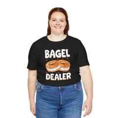 Funny Bagel Dealer Tee - Graphic Shirt
