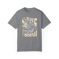 Whales, Save The Ocean -  Graphic Unisex Garment-Dyed T-shirt