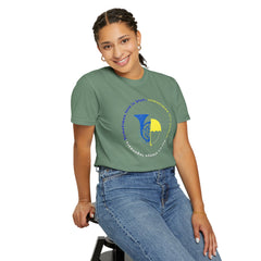 Blue French Horn & Yellow Umbrella T-Shirt — HIMYM Fan Tee