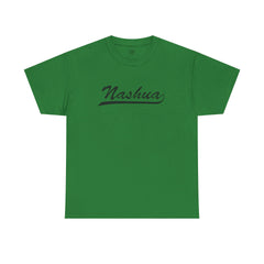 Nashua Unisex Heavy Cotton Tee - Retro Dunder Mifflin Design for Nostalgic Fans