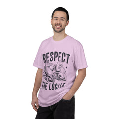 Alligator and Manatee Respect the Locals T-Shirt — Vintage Beach Vibes Graphic Tee