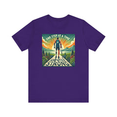 Man Leg Amputee Amputee Strong  - Graphic Unisex Jersey Short Sleeve Tee