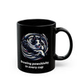 Border Collie Black Mug (11oz, 15oz), Brewing Pawsitivity In Every Cup