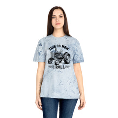 This Is How I Roll - Tractor Graphic Unisex Color Blast T-Shirt