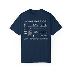 CAMERA DISPLAY, Graphic Unisex Garment-Dyed T-shirt