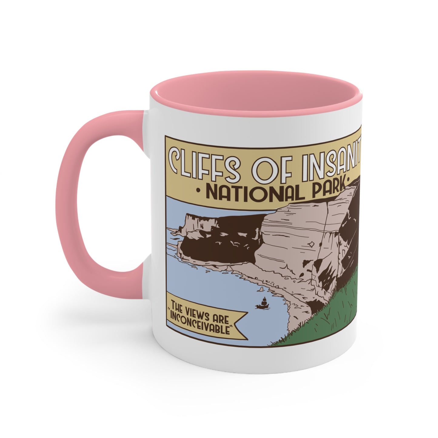 Cliffs of Insanity National Park, Accent Mug