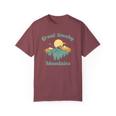 Great Smoky National Park National Park Graphic, Comfort Colors Soft Relaxed Fit Unisex Garment-Dyed T-shirt