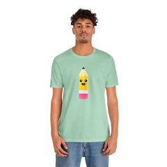 Emoji TEACHER PENCIL- Graphic Unisex Jersey Short Sleeve Tee