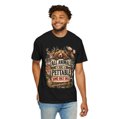All Animals Are Pettable T-Shirt – Funny Animal Lover Wildlife Design