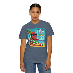 Keep Calm And Kidney On Graphic Unisex Garment-Dyed T-shirt