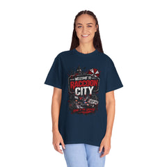 Raccoon City Graphic T-Shirt — "Welcome to Raccoon City" Horror Gamer Tee