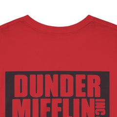 Scranton Unisex Heavy Cotton Tee - Retro Dunder Mifflin Design for Nostalgic Fans