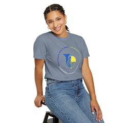 Blue French Horn & Yellow Umbrella T-Shirt — HIMYM Fan Tee