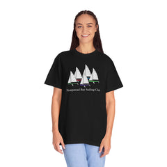 Hempstead Bay Sailing Club T-Shirt — Vintage Sailboat Race Day Tee