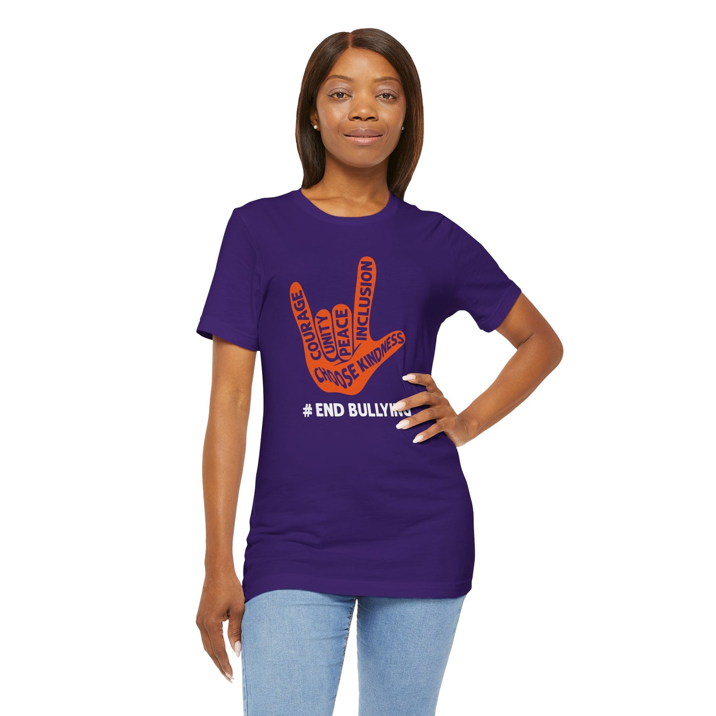 Anti Bullying, Choose Kindness  - Graphic Unisex Jersey Short Sleeve Tee