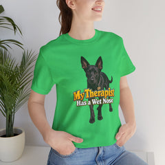 My Therapist Has A Wet Nose Personalized with your dog(s) image T-Shirt
