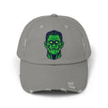 Frankenstein Unisex Distressed Cap