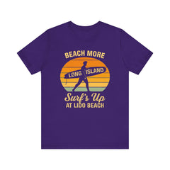 Lido Beach Vibes Unisex Tee - Surf's Up Long Island | Summer Shirt