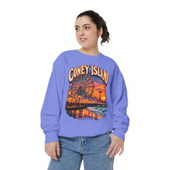 Brooklyn's Coney Island Sunset Sweatshirt - Comfort Colors Soft