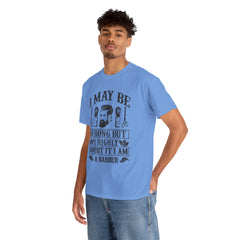 Humorous Barber Tee, Funny Barber Gifts, Unisex Cotton Shirt, Barber Appreciation, Father's Day Gift Tee, Hair Stylist T-Shirt