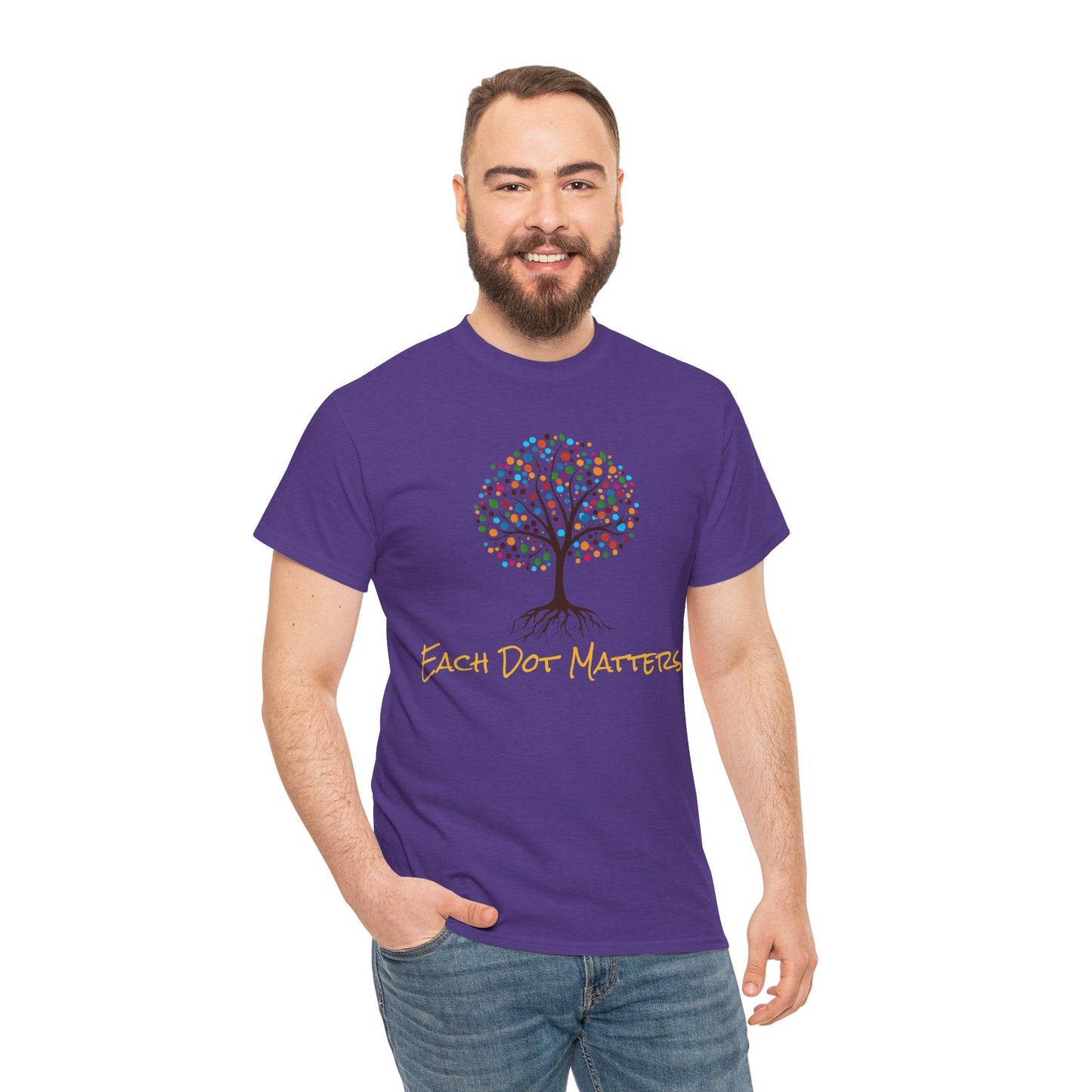 HAPPY DOT DAY - Graphic Unisex Heavy Cotton Tee