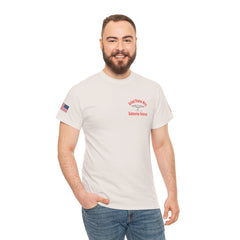 SUBMARINER RED Friday T Shirt with Fouled Anchor, American Flag, FBM / Boomer Silhouette. Remember Everyone Deployed, Dolphins