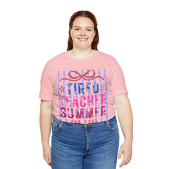 Tired Teacher Summer Club Tee