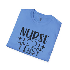 Nurse Life - Unisex Softstyle T-Shirt | Nurse Awareness,Medical Wear,Gift For Him,Scrubs Lover, RN, Hospital Staff Gift,Gift For Her