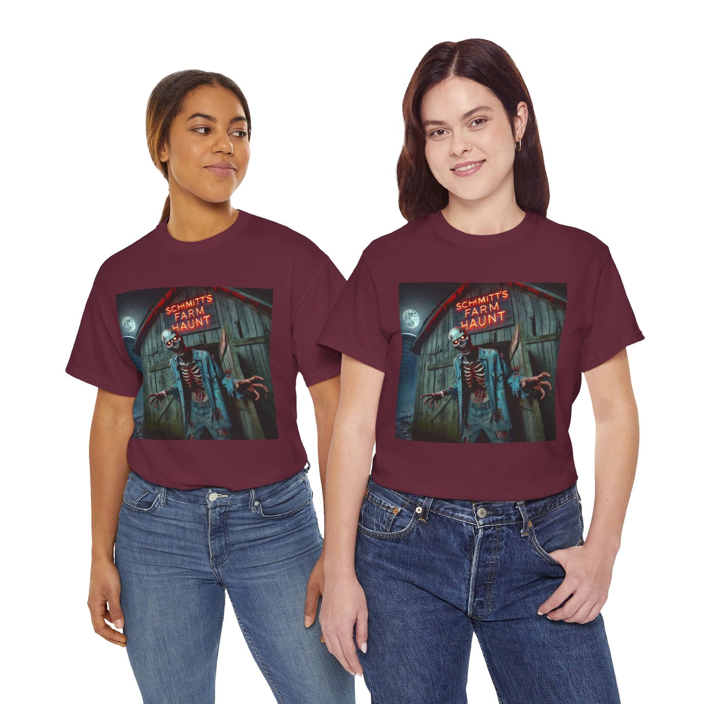 BARN ZOMBIE! Graphic Unisex Heavy Cotton Tee