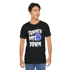 Summer Meltdown Graphic Tee — "Summer Melt Down" Sun Design