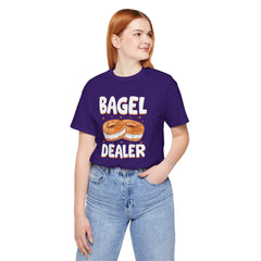 Funny Bagel Dealer Tee - Graphic Shirt