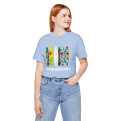 Surfboard Meeting Unisex Tee - Fun Beach Vibe for Summer Gatherings
