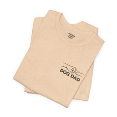 Dog Dad T-Shirt — Personalized Your Dog Image  Tee (Custom Name)