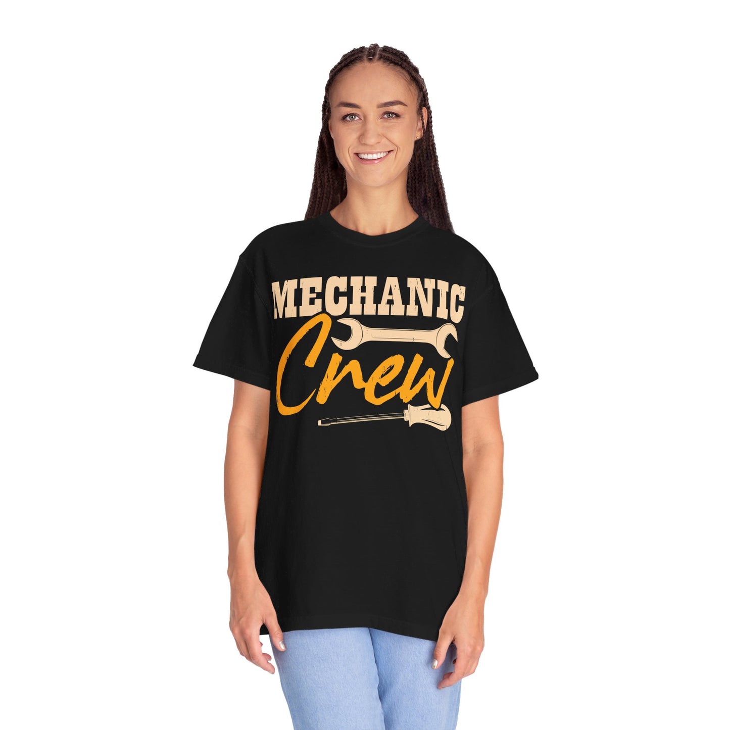 Mechanic Crew Shirt, Comfort Colors Unisex Relaxed Fit T Shirt