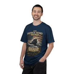 USS Patrick Henry SSBN 599 Submarine T-Shirt with a quote from its namesake
