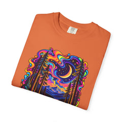 Mystical Psychedelic Moonlit Forest T-Shirt