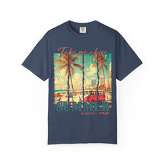 Summer Vibes Graphic T-Shirt - "Take Me Where Summer Never Ends"