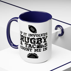 Funny RUGBY Ceramic 15oz Mug