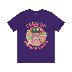 Funny Cat Paws Up Hip Hop Heads - Graphic Tee