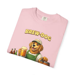 Golden Retriever Brewer Beer T-Shirt — Cute Brew-Dog Graphic Tee