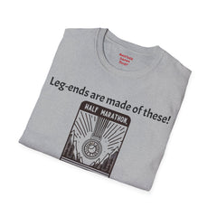 Leg Amputee Humor - Unisex Softstyle T-Shirt / Running a Marathon / One Leg Humor / Awards Medal / Funny Story / One Leg Warrior