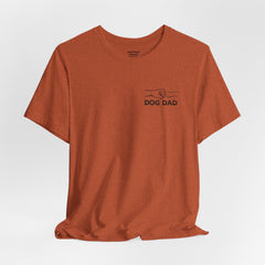 Dog Dad T-Shirt — Personalized Your Dog Image  Tee (Custom Name)
