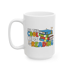 Fun Book Reading mug, white ceramic mug, funny Librarian gift, 11oz, 15oz mug, gift for Librarian, gift for him, gift for her, Birthday gift