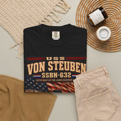 USS Von Steuben SSBN-632 Submarine Graphic – 'Forty One for Freedom' Patriotic Tee