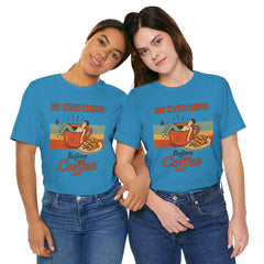 Cozy Coffee Lover Tee, No Kvetching Before Coffee Shirt, Funny Gift for Coffee Enthusiasts, Unisex Casual Apparel, Perfect for [...]