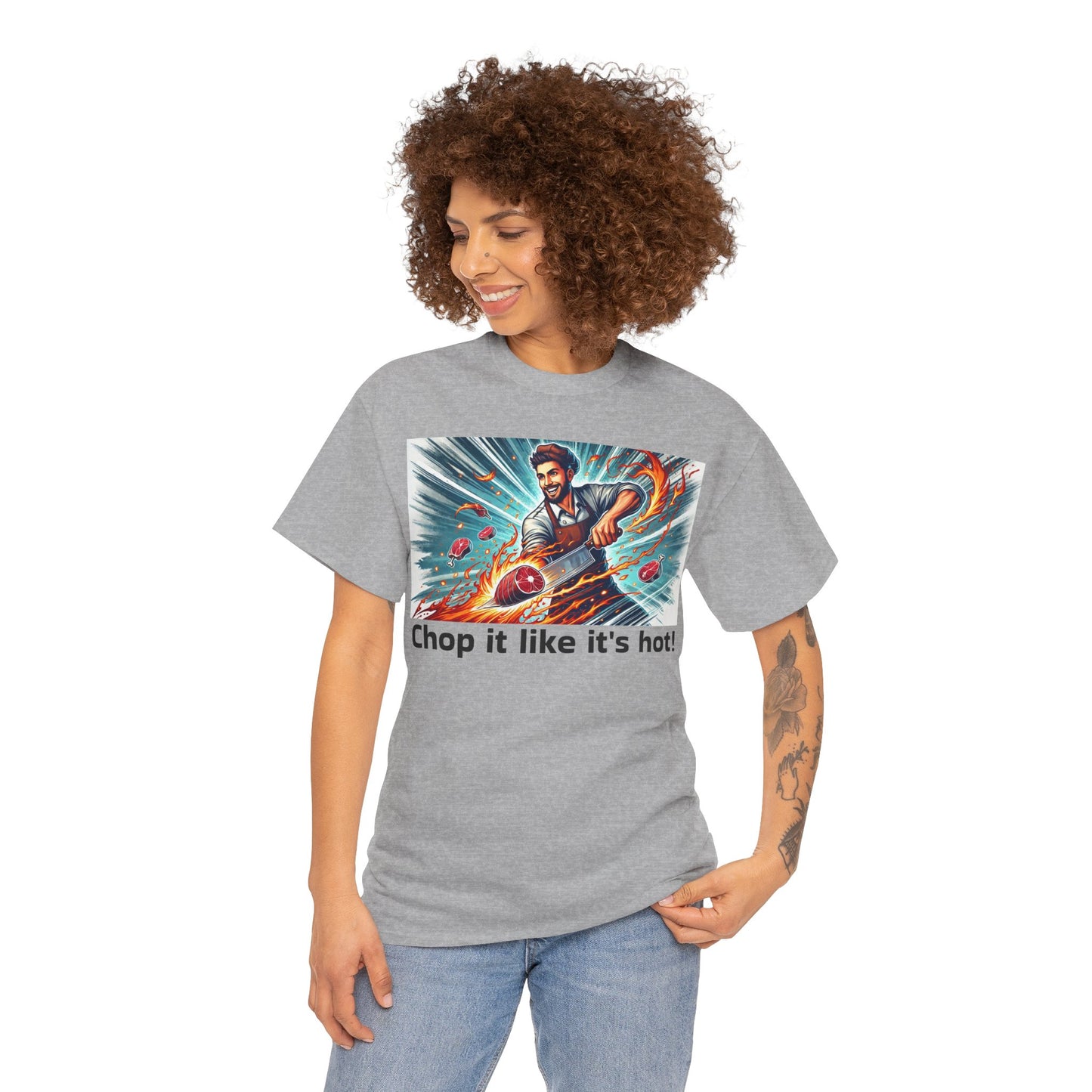 Butcher Chop it like it's hot! - Graphic Unisex Tee