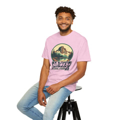 Glacier National Park Graphic, Comfort Colors Soft Relaxed Fit Unisex Garment-Dyed T-shirt